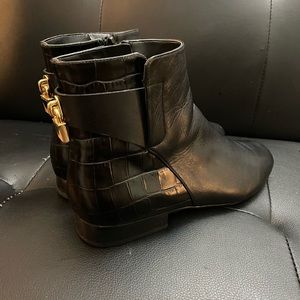 michael kors mira flat bootie